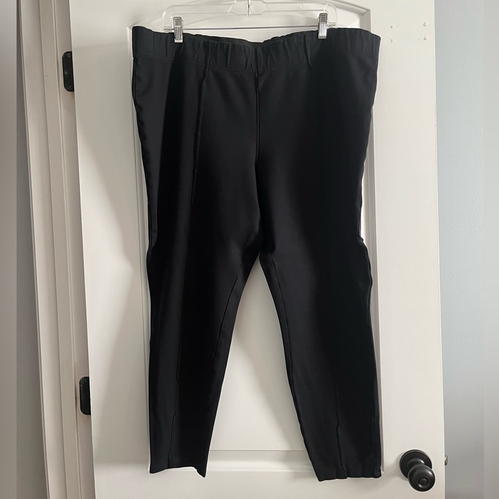 Ava & Viv Front Seam Black Dress Leggings